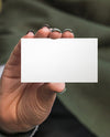 Business Card In Hand – Psd Mockup