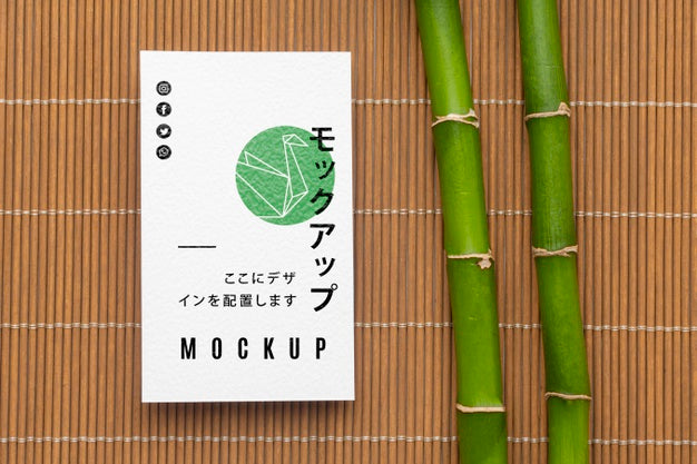 Business Card Mock-Up Arrangement Psd