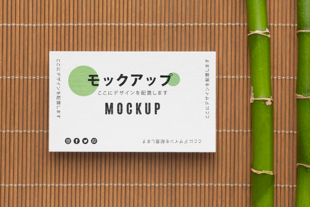 Business Card Mock-Up Arrangement Psd