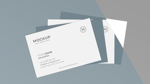 Business Card Mock-Up Assortment Psd
