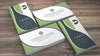 Business Card Mockup In Eco Style Psd
