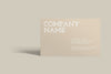 Business Card Mockup Psd In Gold Tone