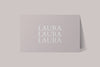 Business Card Mockup Psd In Gray Tone