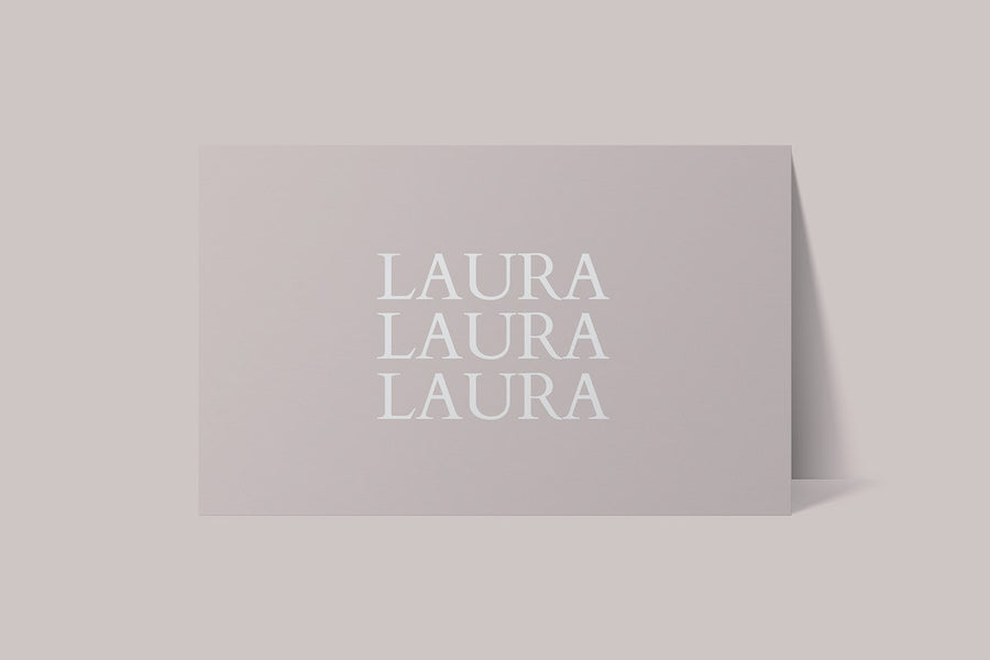 Business Card Mockup Psd In Gray Tone