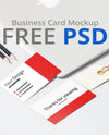 Business Card Mockup Psd Template