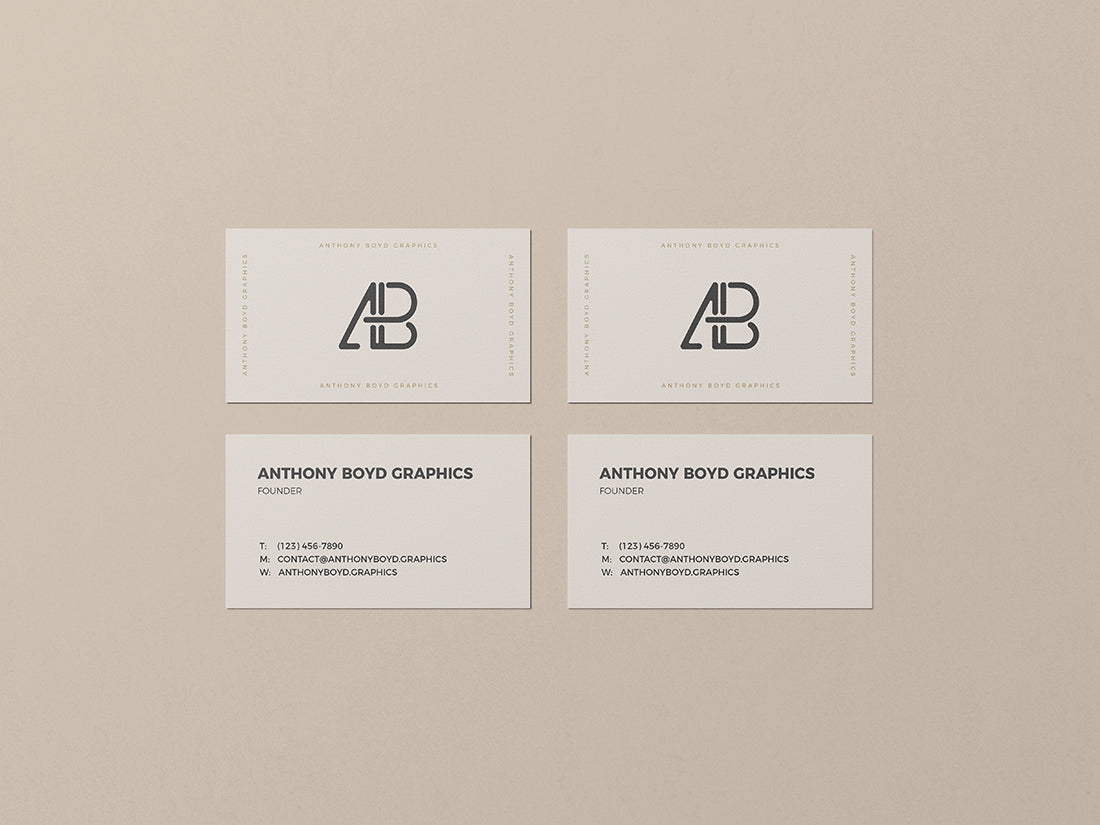 Business Card Mockup Vol.4