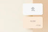 Business Card Mockup With Copy Space, Front And Back Side Psd