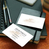Business Card Mockups with Notebook and Pens