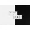 Business Card On Black And White Background Mock Up Psd