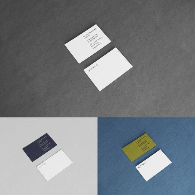 Business Card Presentation Mock Up Psd