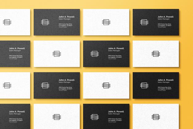 Business Card Set Mockup Psd