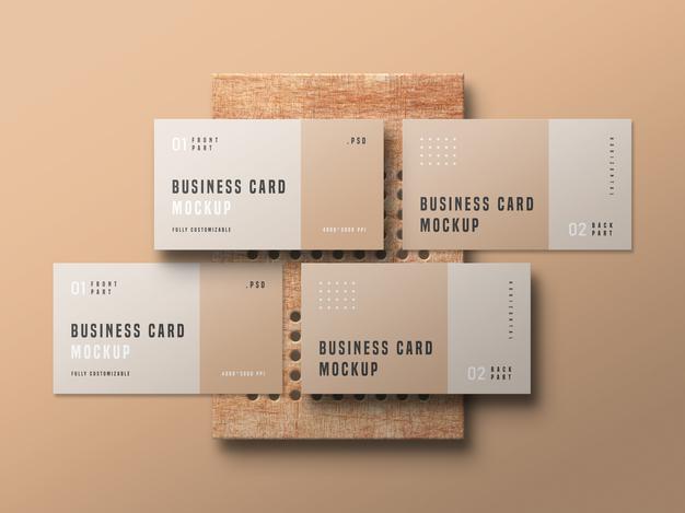 Business Card Set Mockup Psd