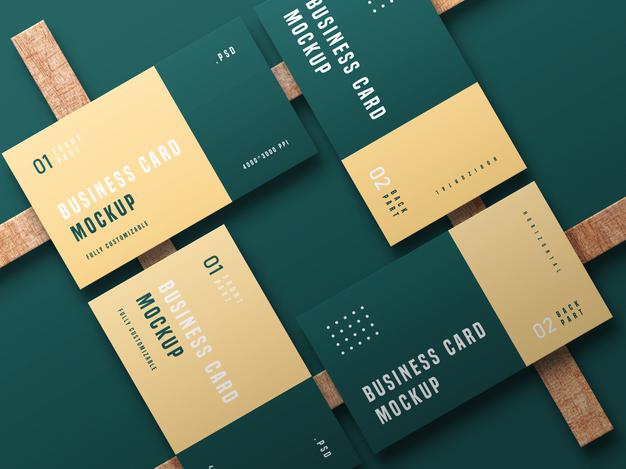 Business Card Set Mockup Psd