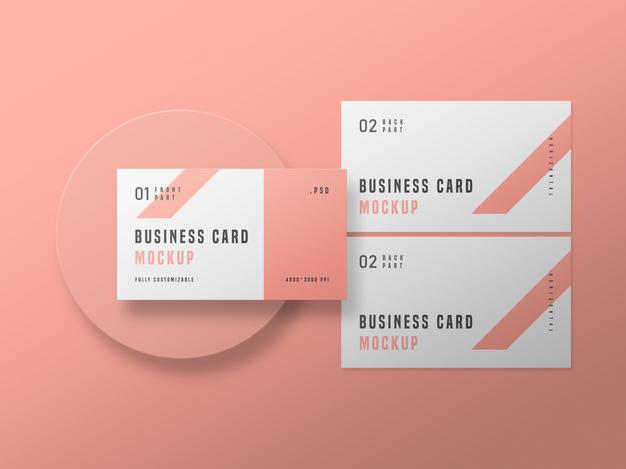 Business Card Set Mockup Psd