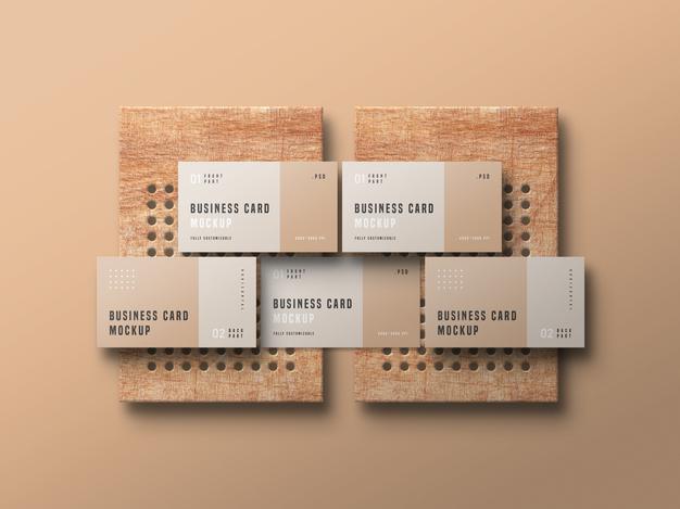 Business Card Set Mockup Psd