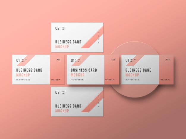 Business Card Set Mockup Psd