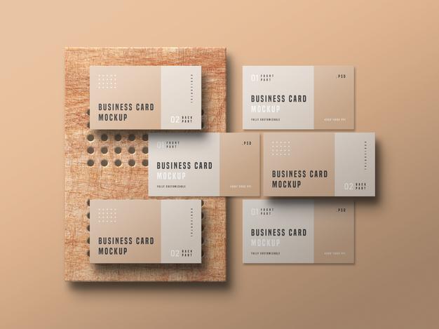Business Card Set Mockup Psd