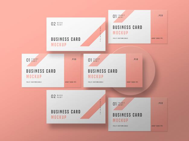 Business Card Set Mockup Psd