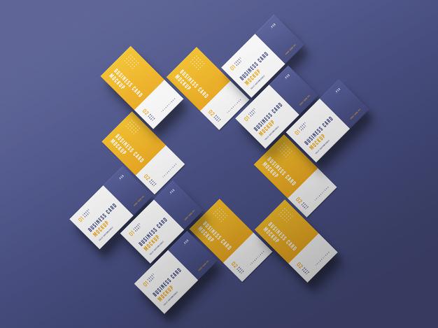 Business Card Set Mockup Psd