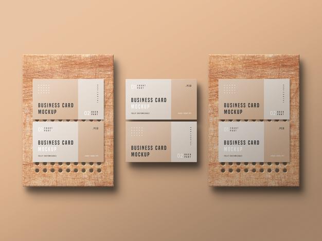 Business Card Set Mockup Psd