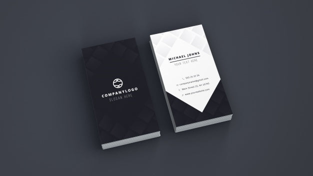 Business Card Stack Mockup Psd