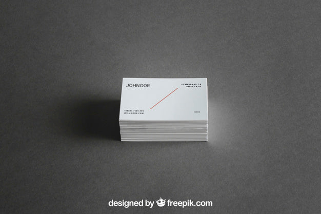 Business Card Stack Mockup Psd