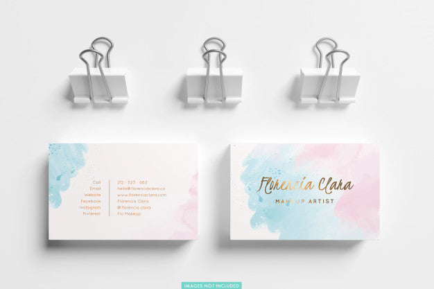 Business Card Stacks And Binders Psd