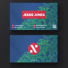 Business Card With A Plant Background Psd