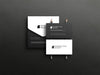 Business Card With Envelope Mockup Psd