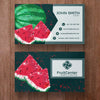 Business Card With Watermelone Psd