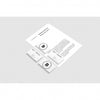 Business Cards And Brochure Mock Up On White Background Psd