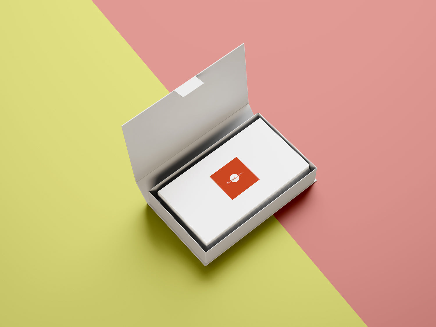 Business Cards In Box Mockup Psd 2018