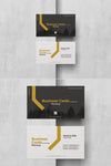 Business Cards Placing On Concrete Mockup