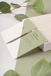 Business Cards With Leaves Psd