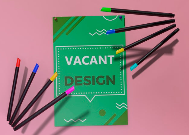 Business Corporate Identity Template For Flyer And Pencils Psd