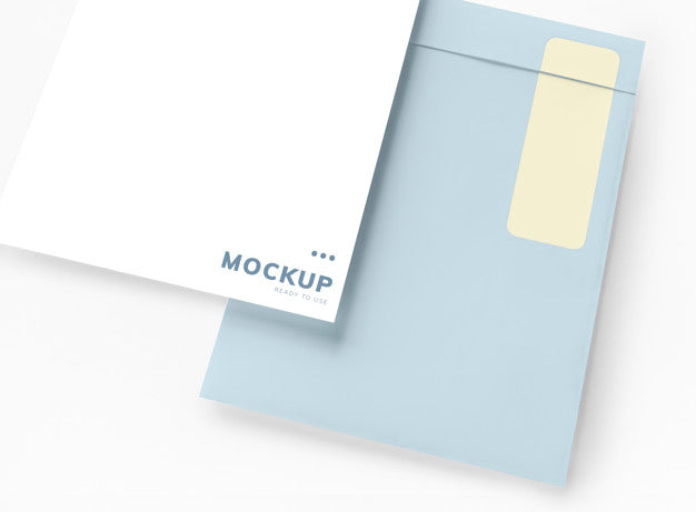 Business Document And Envelope Mockup Psd