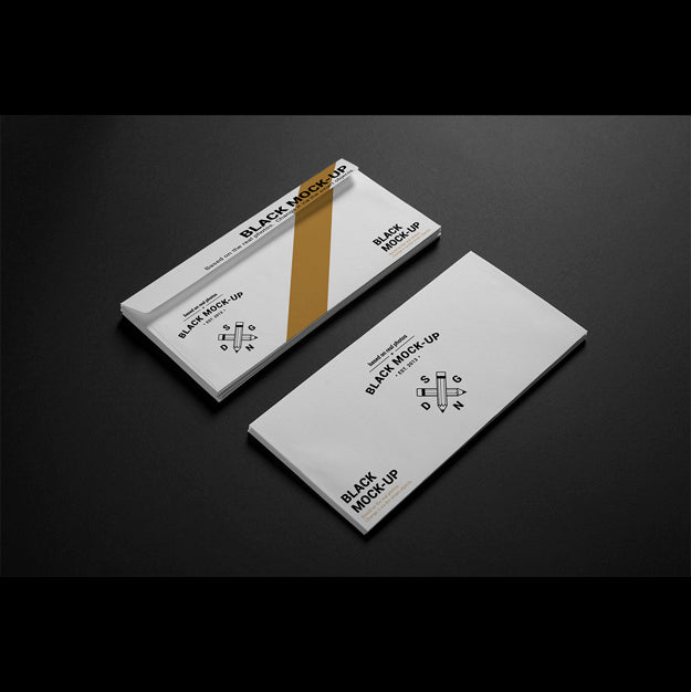 Business Envelope Mock Up Design Psd