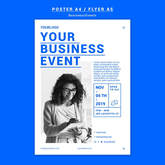 Business Event Poster Template Psd