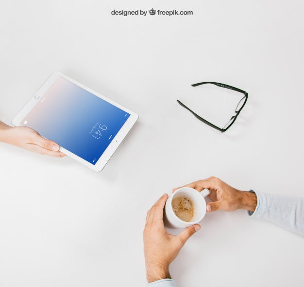 Business Meeting And Tablet Psd