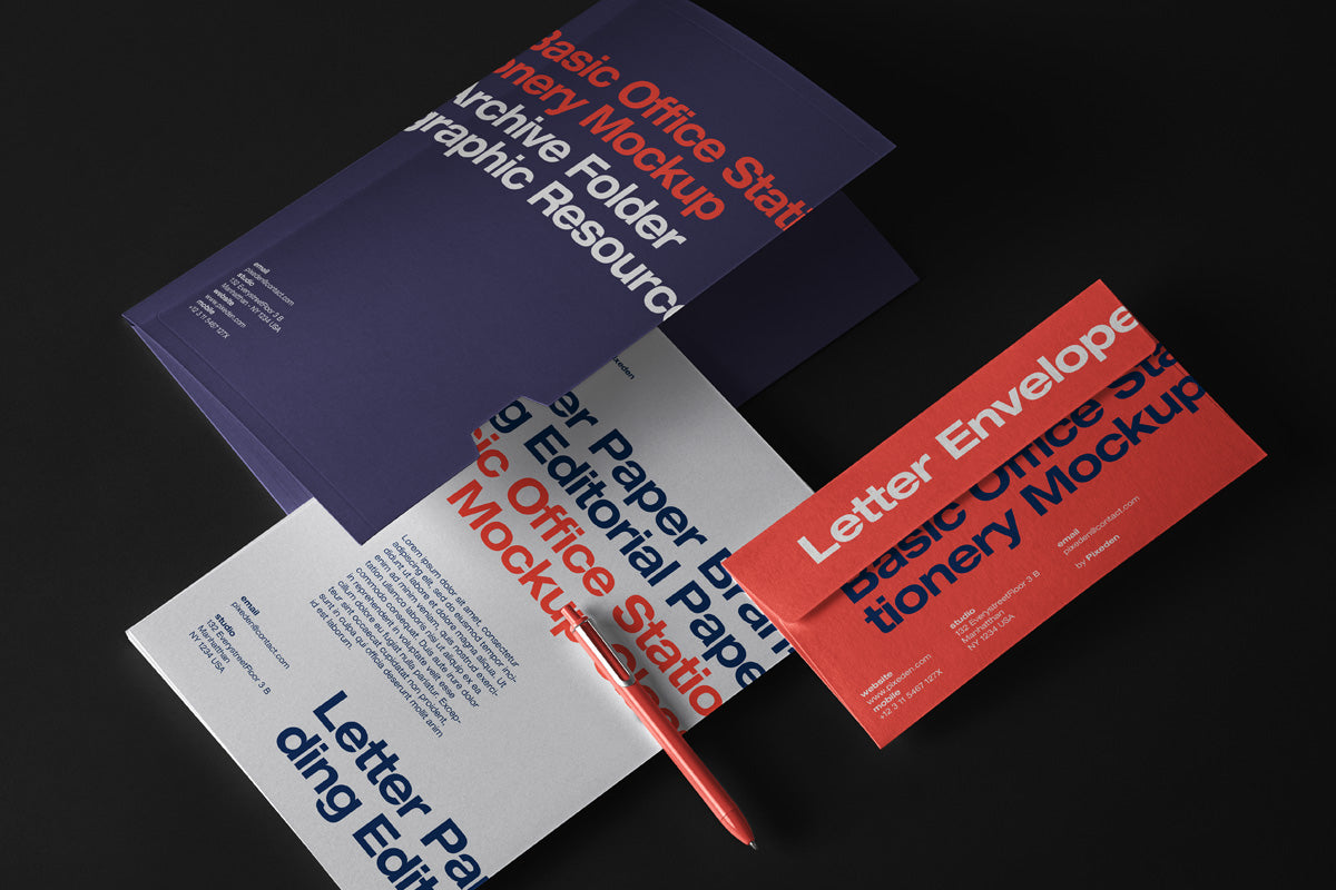 Business Psd Stationery Mockup Set 2