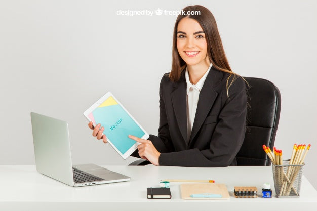 Business Scene Mockup Psd