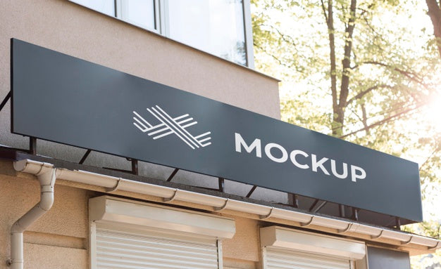 Business Sign Mock-Up Psd