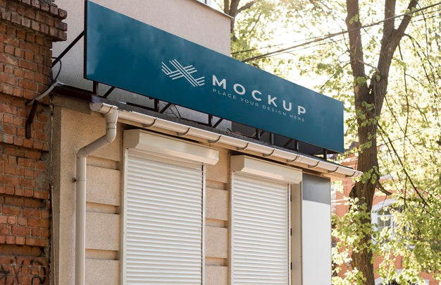 Business Sign Mock-Up Psd