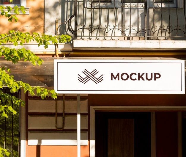 Business Sign Mock-Up Psd