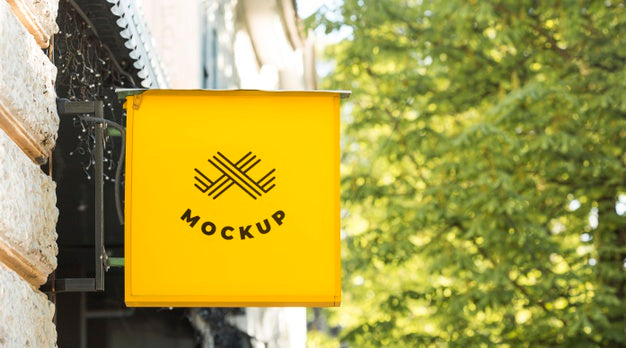 Business Sign Mock-Up Psd