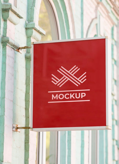 Business Sign Mock-Up Psd