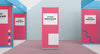Business Stand And Booth Mock-Up Psd
