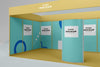 Business Stand And Booth Mock-Up Psd