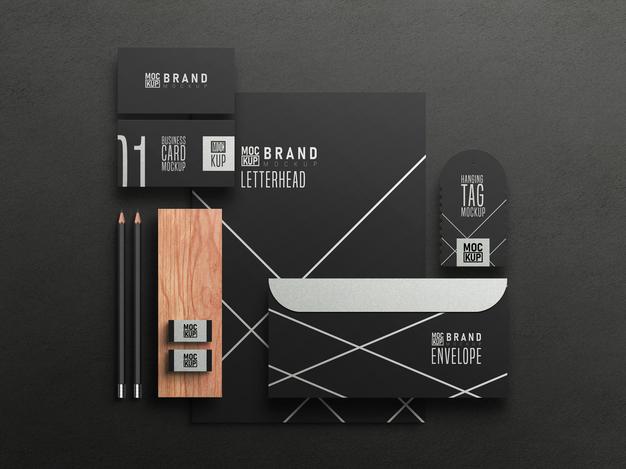 Business Stationary Set Mockup Psd