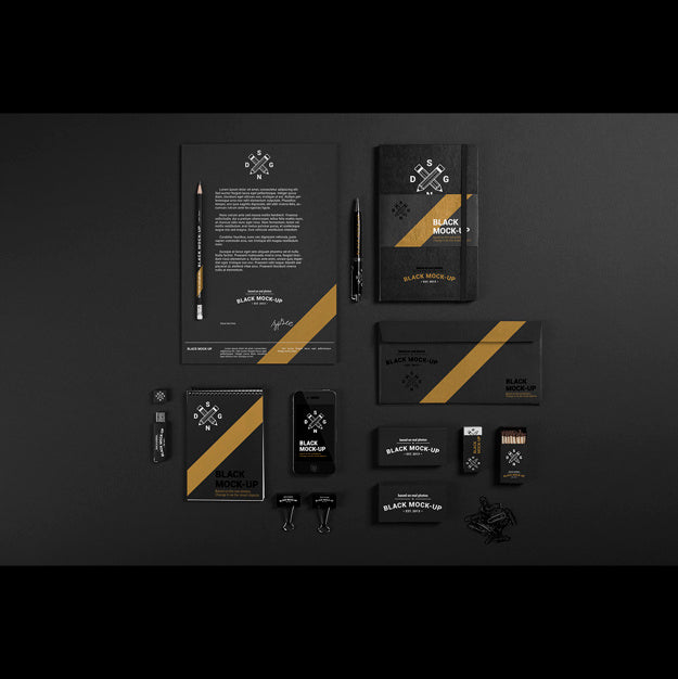 Business Stationery Mock Up Design Psd
